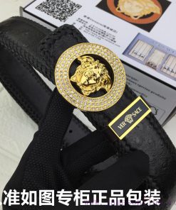 Versace Versace️quality goodsGrade: 100% imported cowhide from Italy, woven ostrich patterne 3mxjdfze