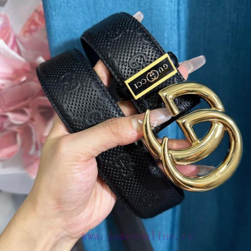 Belt Gucci Gucci️-Belt made of 100% head layer cowhide, guaranteed genuine leather, 24k diam 565ou3cd - Image 3