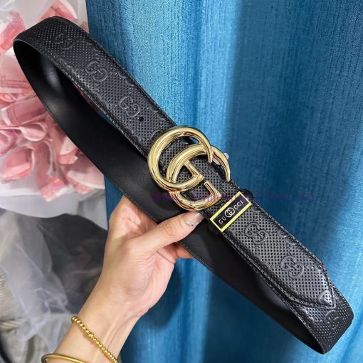 Belt Gucci Gucci️-Belt made of 100% head layer cowhide, guaranteed genuine leather, 24k diam 565ou3cd - Image 5