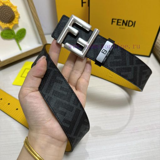 Fendi FENDIMaterial: Leather Belt with 100% Head Layer. The leather belt is guaranteed to be irsancry - Image 5