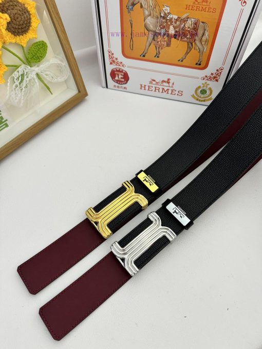 Hermes Hermès  Material: Leather Belt with 100% Head Layer. The leather belt is guaranteed t 8mnqop8y - Image 2