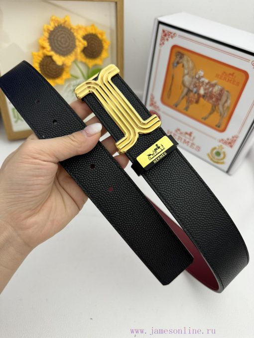 Hermes Hermès  Material: Leather Belt with 100% Head Layer. The leather belt is guaranteed t 59of27jx - Image 3