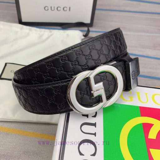 Gucci. Gucci automatic beltMaterial: Leather Belt with 100% Head Layer. The leather belt is jb2kz967 - Image 7