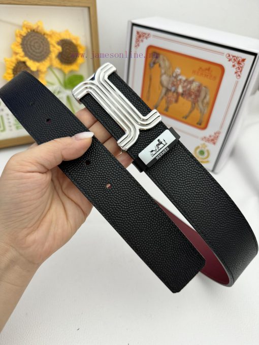 Hermes Hermès  Material: Leather Belt with 100% Head Layer. The leather belt is guaranteed t 8mnqop8y - Image 5