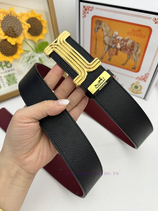 Hermes Hermès  Material: Leather Belt with 100% Head Layer. The leather belt is guaranteed t 59of27jx - Image 5