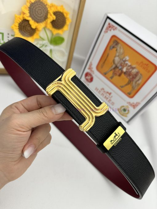 Hermes Hermès  Material: Leather Belt with 100% Head Layer. The leather belt is guaranteed t 59of27jx - Image 6