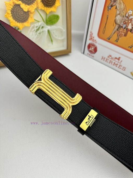 Hermes Hermès  Material: Leather Belt with 100% Head Layer. The leather belt is guaranteed t 59of27jx - Image 7