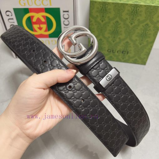 Gucci. Gucci  Material: Leather Belt with 100% Head Layer. The leather belt is guaranteed to dwbjas1a - Image 8