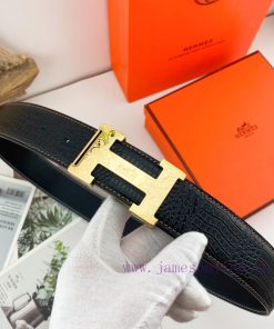 Hermes seed coat belt series, original boutique stainless steel buckle with soft and comfort bshatsyh
