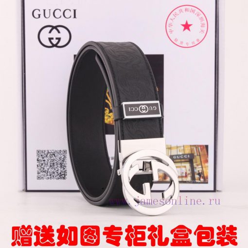 Belt Gucci Gucci double-sidedBelt made of 100% head layer cowhide, rotatable, dual color bel wahk85s1