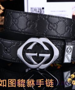 Belt Gucci GucciBelt recognition, complimentary punchThe material is 100% top layer cowhide, q2825ny9