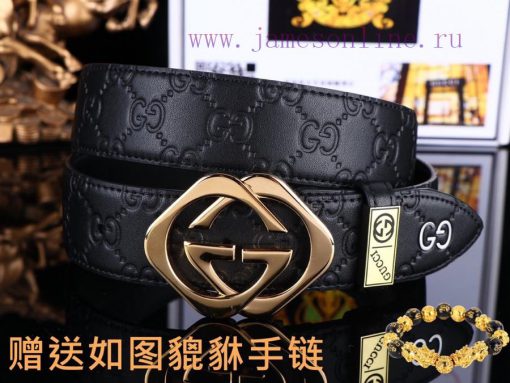Belt Gucci GucciBelt recognition, complimentary punchThe material is 100% top layer cowhide, ucv6sj54 - Image 2