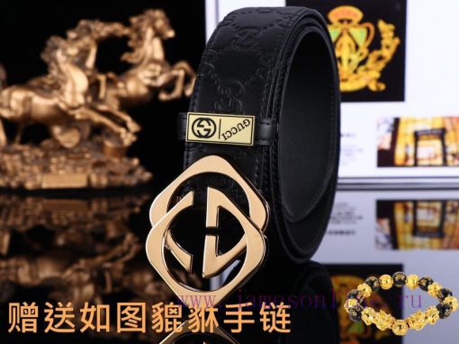 Belt Gucci GucciBelt recognition, complimentary punchThe material is 100% top layer cowhide, ucv6sj54 - Image 3