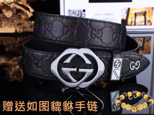 Belt Gucci GucciBelt recognition, complimentary punchThe material is 100% top layer cowhide, 8bg19x0g - Image 3