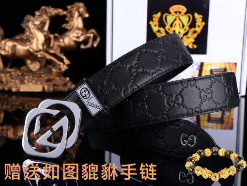 Belt Gucci GucciBelt recognition, complimentary punchThe material is 100% top layer cowhide, 8bg19x0g - Image 7