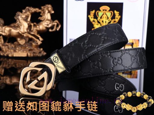 Belt Gucci GucciBelt recognition, complimentary punchThe material is 100% top layer cowhide, 8bg19x0g - Image 8