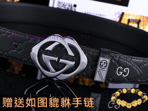 Belt Gucci GucciBelt recognition, complimentary punchThe material is 100% top layer cowhide, q2825ny9 - Image 9