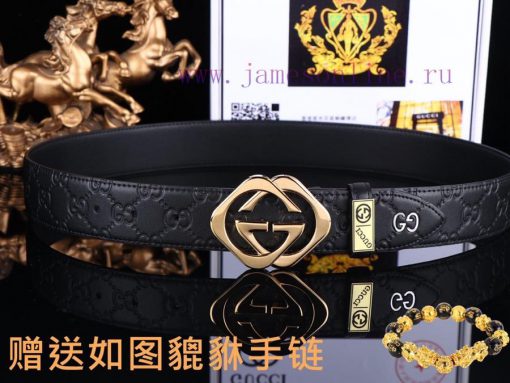 Belt Gucci GucciBelt recognition, complimentary punchThe material is 100% top layer cowhide, 8bg19x0g - Image 10