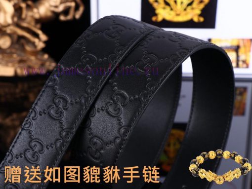 Belt Gucci GucciBelt recognition, complimentary punchThe material is 100% top layer cowhide, q2825ny9 - Image 10