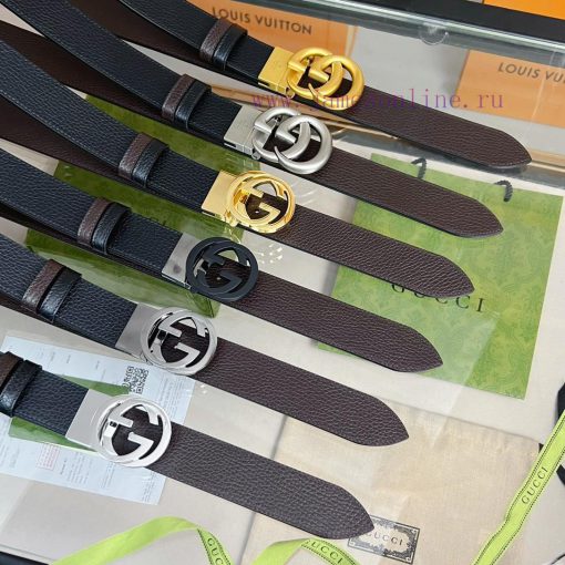 3.7 wide, double-sided usableReproduction, imported original factory top layer cowhide belt, 7ktx9yc7 - Image 2
