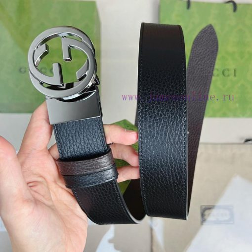 Reproduction, imported original factory top layer cowhide belt, men's business casual belt, 5w13715f - Image 4