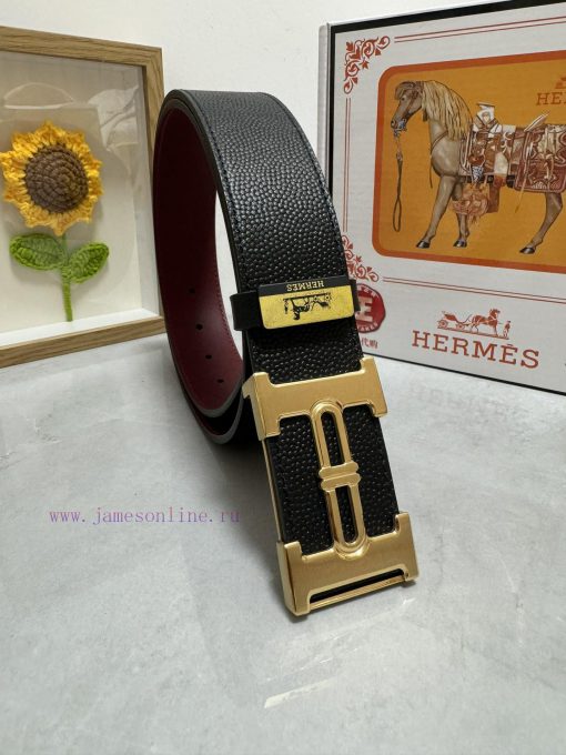 Hermes Hermès   Material: Leather Belt with 100% Head Layer. The leather belt is guaranteed bhwcuals - Image 2