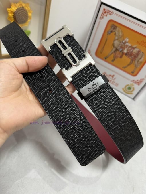 Hermes Hermès   Material: Leather Belt with 100% Head Layer. The leather belt is guaranteed u5v1apmz - Image 3