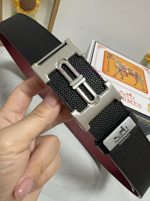 Hermes Hermès   Material: Leather Belt with 100% Head Layer. The leather belt is guaranteed u5v1apmz - Image 7