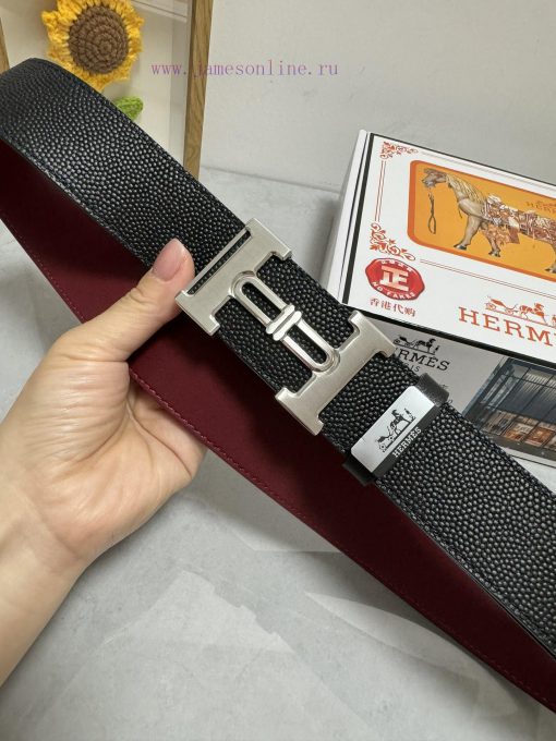 Hermes Hermès   Material: Leather Belt with 100% Head Layer. The leather belt is guaranteed u5v1apmz - Image 8