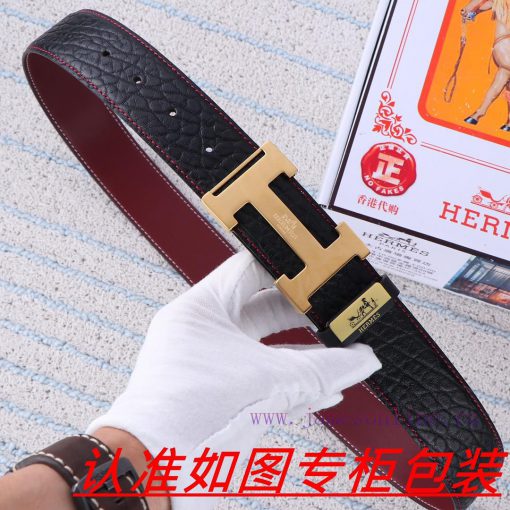 Hermes Belt and beltThe material is made of 100% top layer cowhide, ensuring that 24k pure s syyfp15n - Image 6