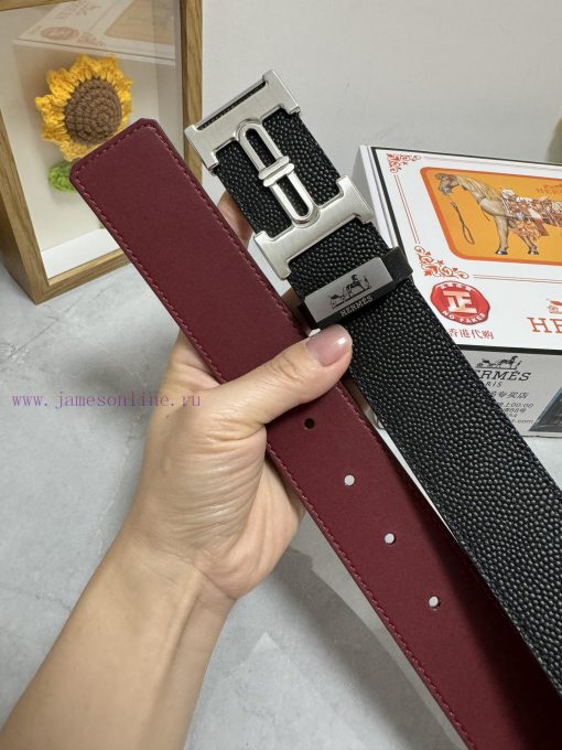 Hermes Hermès   Material: Leather Belt with 100% Head Layer. The leather belt is guaranteed u5v1apmz - Image 9