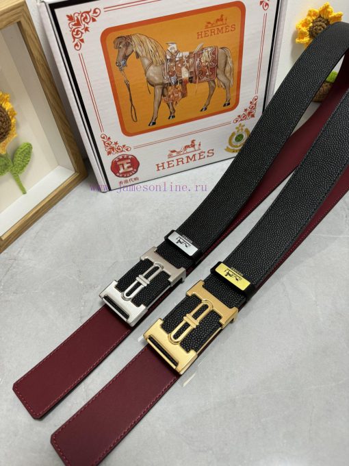 Hermes Hermès   Material: Leather Belt with 100% Head Layer. The leather belt is guaranteed bhwcuals - Image 10