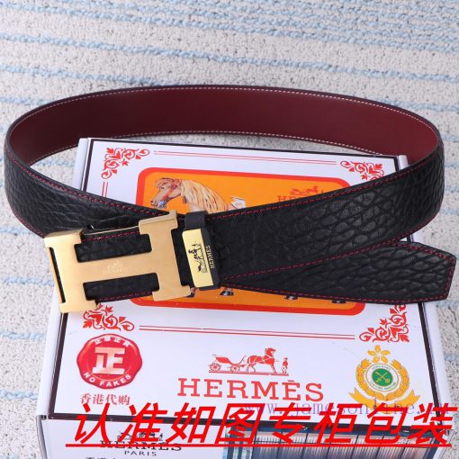Hermes Belt and beltThe material is made of 100% top layer cowhide, ensuring that 24k pure s syyfp15n - Image 8