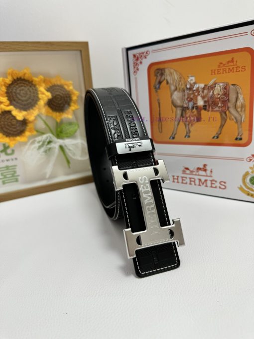 Hermes Hermès  Material: Leather Belt with 100% Head Layer. The leather belt is guaranteed t m5rsqsfj - Image 2