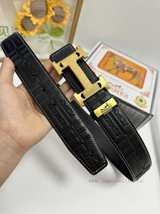 Hermes Hermès  Material: Leather Belt with 100% Head Layer. The leather belt is guaranteed t g9bn5q6a - Image 3