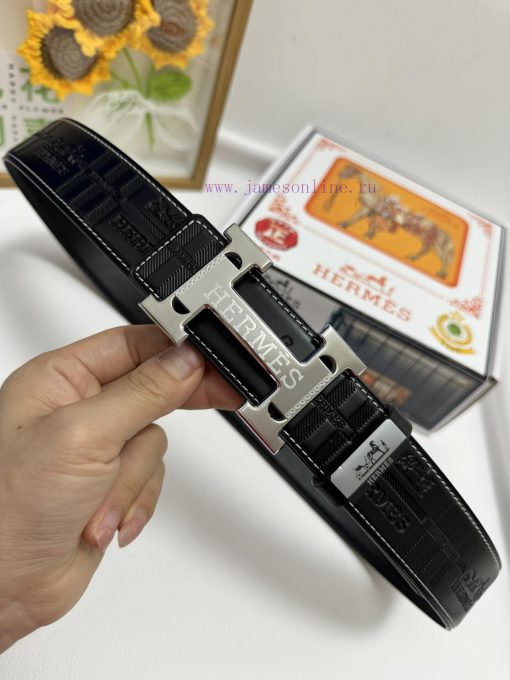 Hermes Hermès  Material: Leather Belt with 100% Head Layer. The leather belt is guaranteed t 7iv9bh4a - Image 5