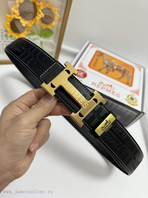 Hermes Hermès  Material: Leather Belt with 100% Head Layer. The leather belt is guaranteed t 7iv9bh4a - Image 6
