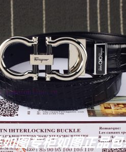 Ferragami crocodile patternComes with a punch as a giftThe material is made of 100% top laye lzuof3vf
