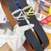 Belt LV Louis Vuitton Top Remakes-The belt is made of 100% imported original cowhide, ensuri cvvq7505