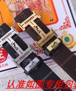 Hermes Belt ️ BeltThe material is made of 100% top layer cowhide, ensuring that 24k pure ste ld40b3os