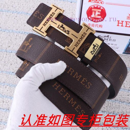 Hermes Belt ️ BeltThe material is made of 100% top layer cowhide, ensuring that 24k pure ste taiho77d