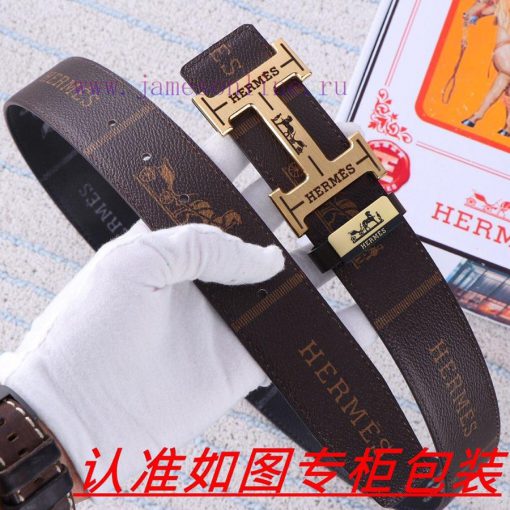 Hermes Belt ️ BeltThe material is made of 100% top layer cowhide, ensuring that 24k pure ste taiho77d - Image 7