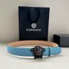 Width 4.0cm Versace This soft belt is adorned with colorful 3D Medusa belt buckle, which can 53etmwnw