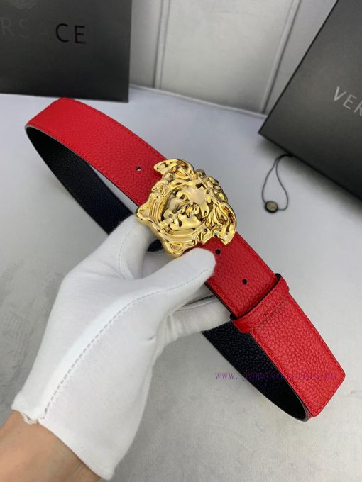 P Width 4.0cm Versace This plain matte bottom waistband is adorned with the iconic Versace M 55wwfnzs