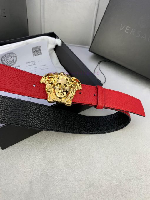 P Width 4.0cm Versace This plain matte bottom waistband is adorned with the iconic Versace M 55wwfnzs - Image 3