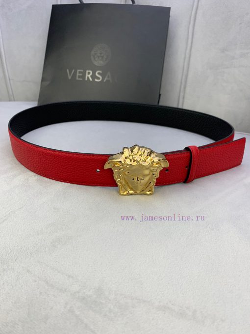P Width 4.0cm Versace This plain matte bottom waistband is adorned with the iconic Versace M 55wwfnzs - Image 6