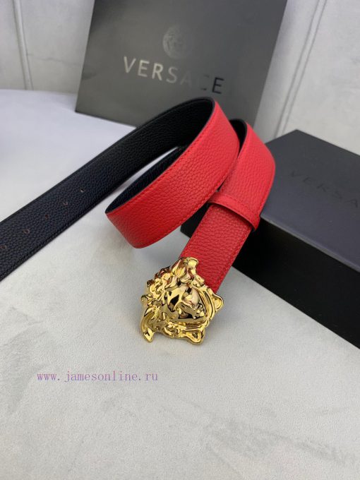 P Width 4.0cm Versace This plain matte bottom waistband is adorned with the iconic Versace M 55wwfnzs - Image 7