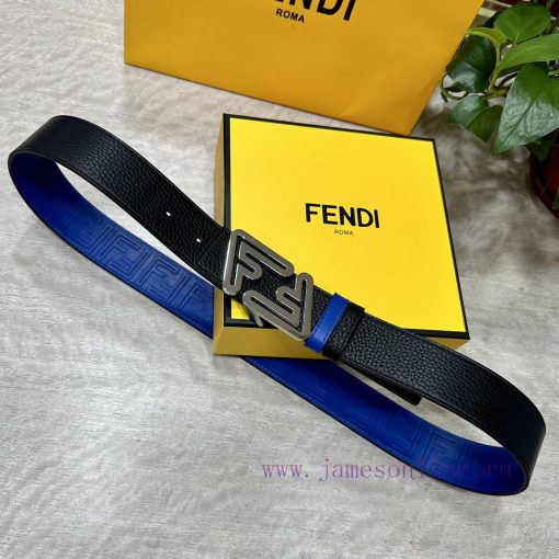 FENDL 40MM wide double-sided original calf leather with a single ruthenium palladium plated oumvgxne - Image 7