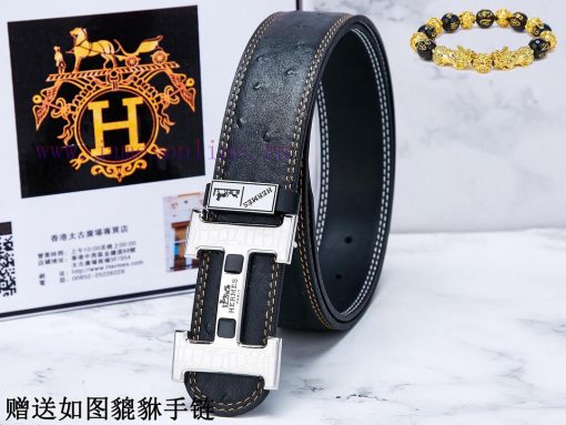 Belts from Herm è s Her...️The waist belt is made of 100% cowhide, ensuring that the genuine ohj2zalu - Image 4