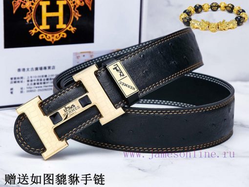 Belts from Herm è s Her...️The waist belt is made of 100% cowhide, ensuring that the genuine h9xy51yy - Image 5